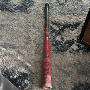 Worth Red Vintage 34 Inch 2.25 Diameter Tennessee Thumper Softball Bat- Used